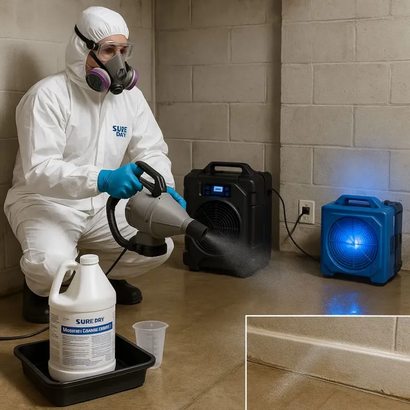 Sanitization and Odor Removal process in Deaf Smith County, TX